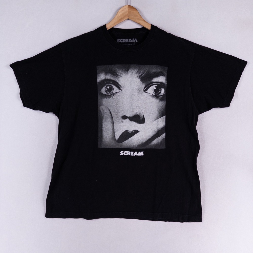 Scream Movie Graphic T Shirt Adult XL Black Favorite Scary Movie Horror Goth Tee